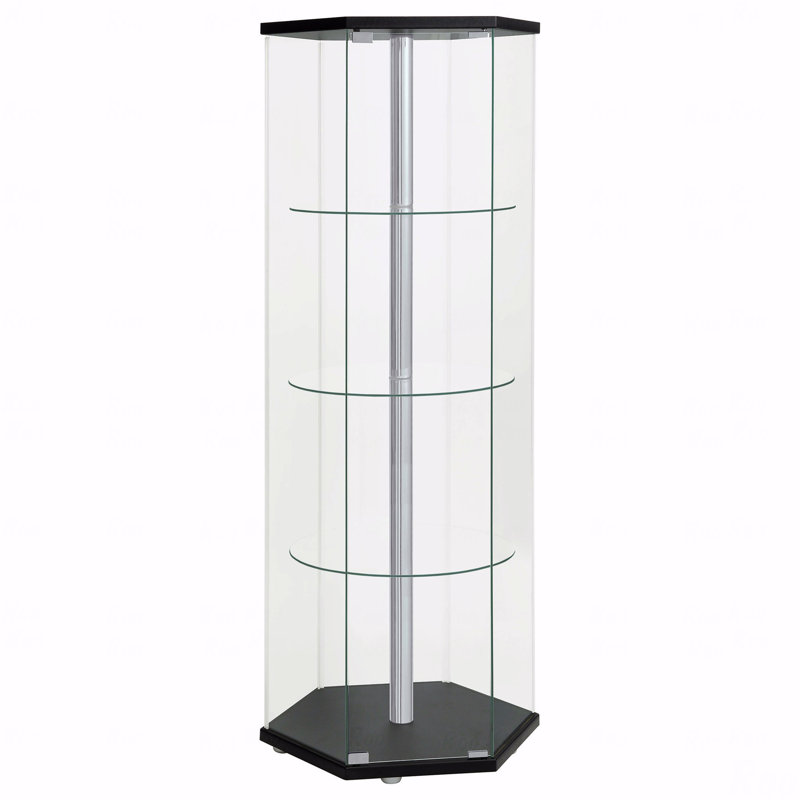 Armoire à 4 tablettes, Noir