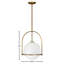 Luminaire suspendu Arie avec abat-jour sphérique-1000846275-1000846274