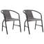 Azlee Stacking Patio Dining Armchair with Cushion