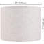 Abat-jour tambour en lin (Spider) - ensemble de 2-822018607-822018602