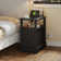 Mabe End Table With Charging Station&USB Port