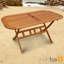 Afrin Oval Eucalyptus Solid Wood Outdoor with Umbrella Hole Dining Table - 150 cm W 85 cm D