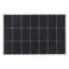Panneau solaire monocristallin de 100 W, 23% de module PV mono à haut rendement avec sortie MC4 stable et cadre en aluminium, panneau solaire imperméable IP65 pour les applications hors-réseau de toit plat de véhicule récréatif