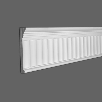 7 3/4"H x 96"W x 1 3/8"D Chair Rail Moulding