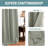 Room Darkening Curtains for Bedroom 42"/52" Wide Curtains Thermal Insulated 100”/120“/180” Wide Long Room Darkening  Curtains for Living Room Outdoor Privacy Energy Saving Curtains for Patio Door Grommet 1 Panel-935641500-935641511