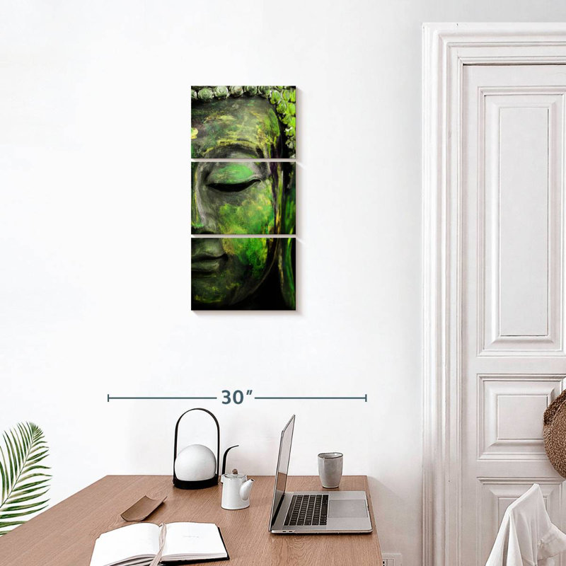 Faced Buddha, 27" H x 12" W
