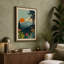Mountain at Sunrise Art Deco - Wrapped Canvas-131762230-131762238