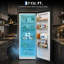 Congélateur vertical 17 pi cu, congélateur vertical autoportant avec rangement réglable et cadran mécanique pour le garage ou la cuisine