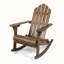 Chaise berçante d'extérieur en bois