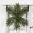 Pre-Lit Snowflake Wreath with Pinecones