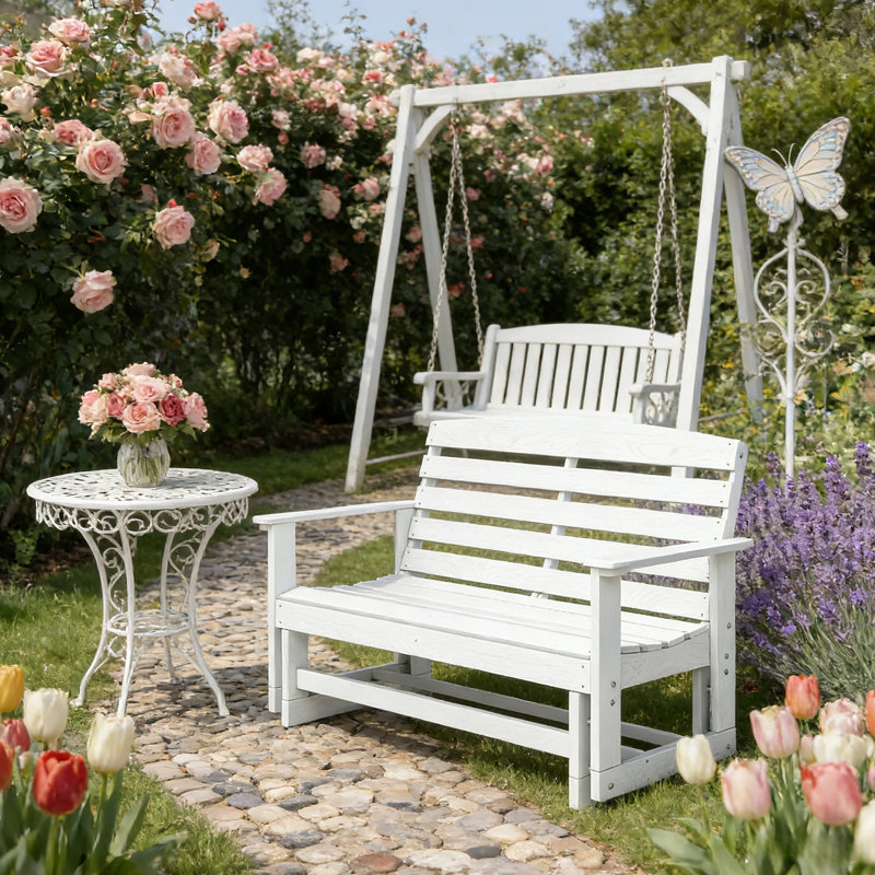 Double Rocking Chair,Attractive Glider Bench