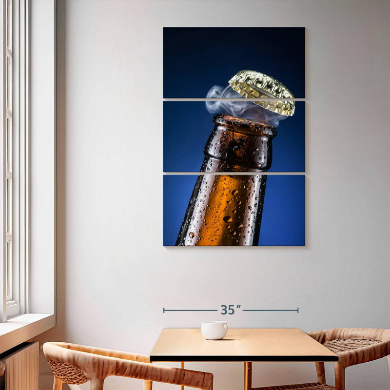 Yarlin Beer Bottle Cap, 65" H x 42" W