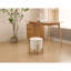 Repose-pieds rond polyvalent avec base en métal pour le confort de la maison-1422751793
