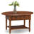 Coastal Solid Wood Oval Coffee Table-1617759628