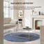 Round Mikayel Jute / Sisal Hand Woven Area Rug-1256750436