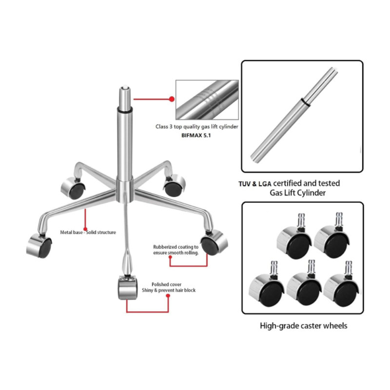 TABOURET SELLE À PNEUMATIQUE