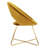 Crivello 71.12 cm Wide Contemporary Velvet Accent Chair with Open Back-995592839