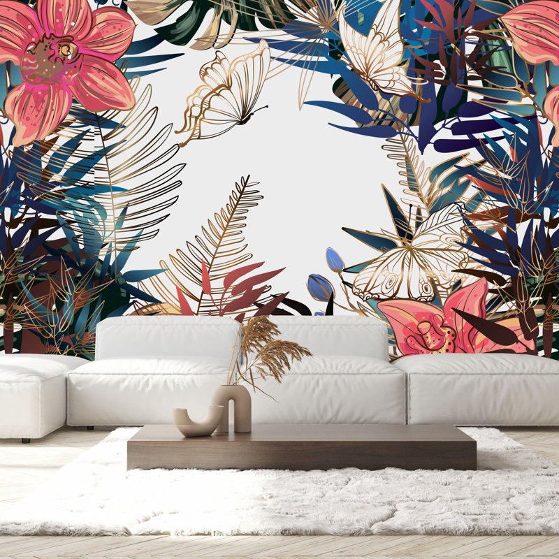 Klaz Peel & Stick Wall Mural, 125" W x 10.42" L