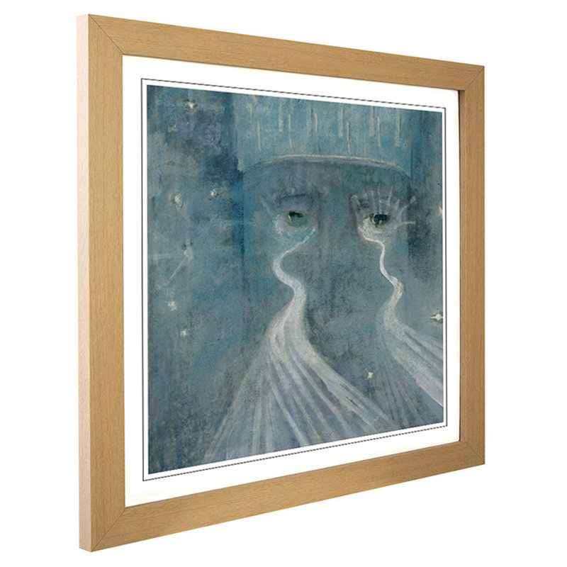 Eternity by Mikalojus Konstantinas Ciurlionis - Framed Print, Oak