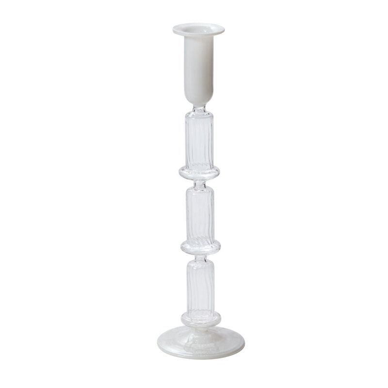 Bougeoir Fuseli, H 11,75 po x l 3,25 po x P 3,25 po