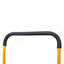 Chariot à plateforme pliable à pousser 660 lb Capacité de poids en noir et jaune-126279345