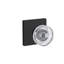 Custom Dawes Glass Knob with Collins Rose Non Turning Dummy Lock-266570911