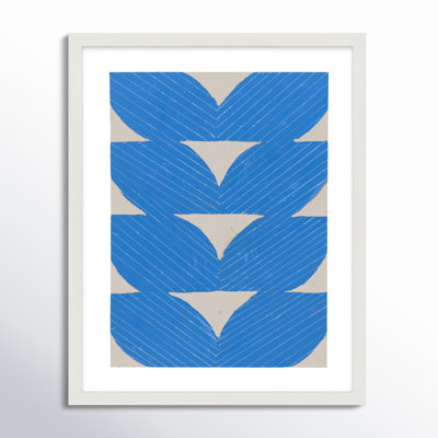 Blue Chevron "Blue Chevron" Painting