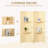 4-Panel Folding Room Divider