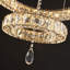 Lustre encastré moderne en cristal Eulean