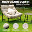 Set of 3 Ouseman lounge chairs with cushions