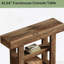 Table de canapé étroite, console