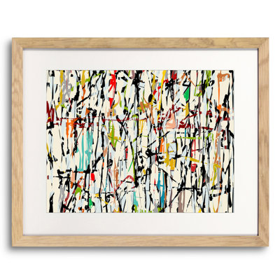 Pollock Wink 2 Print by Angel Estevez