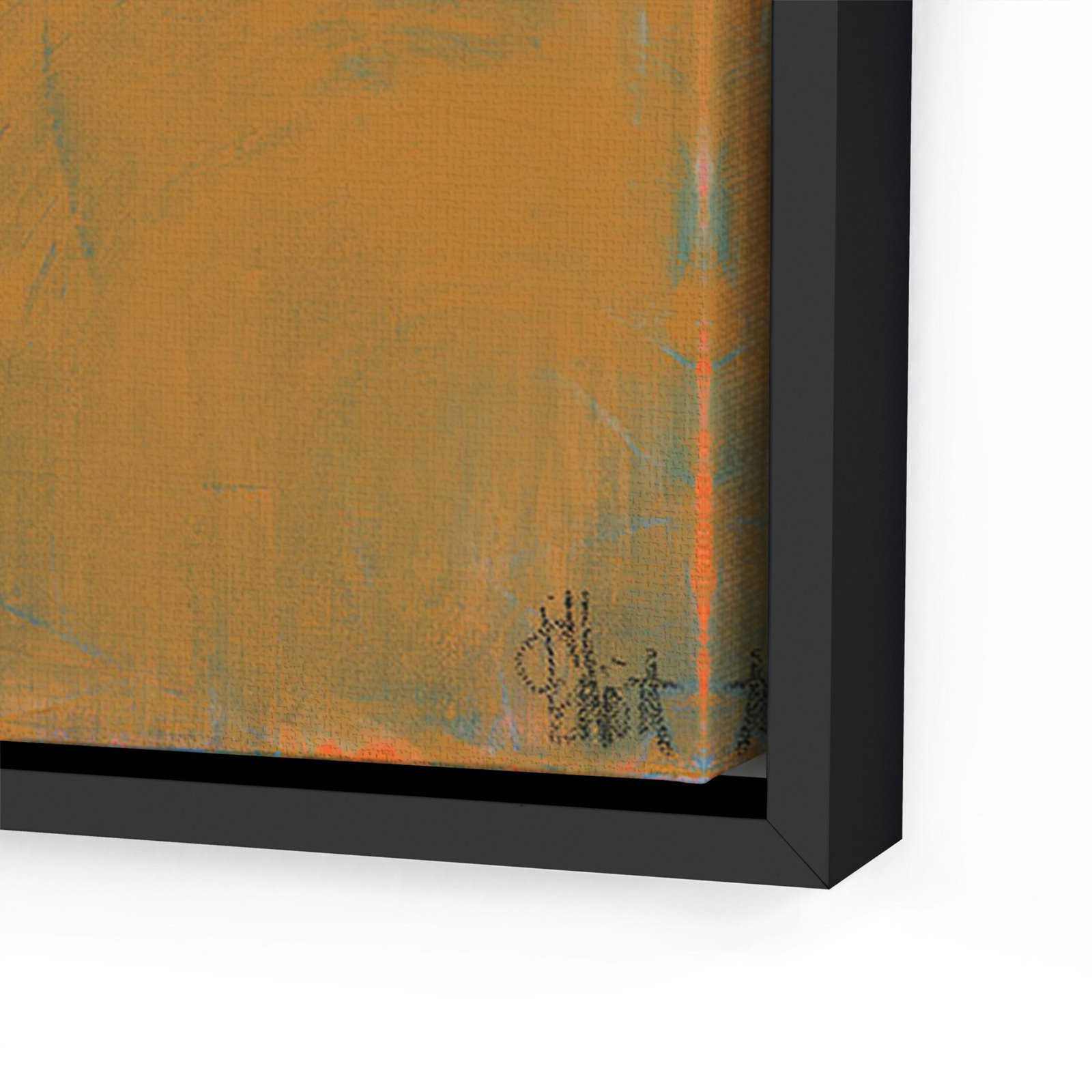 Sometimes Still by Jill Elliott, 24" H x 24" W, Black Canvas