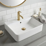 18" Wall Mount or On Counter Porcelain Sink