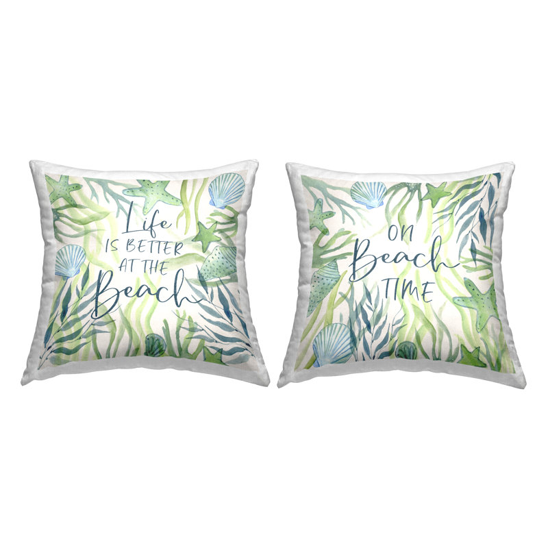 Coussin décoratif en polyester floral