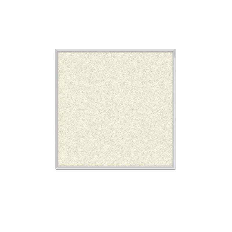 Babillard mural en vinyle Ghent, Ivoire, H 48,5 po x l 48,5 po x P 0,58 po