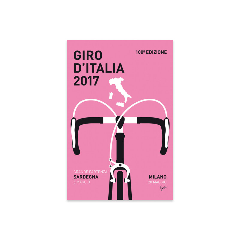Giro d'Italia 2017 Minimal par Chungkong - sans cadre