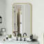 Flat Aluminum Framed Rectangle Wall Accent Mirror-422856313-422856315
