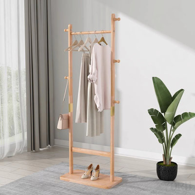 Ensemble de crochets en bois massif 23,6 * 11 * 71 pouces. Ce produit est fabriqué dans un matériau écologique, facile à assembler, élégant et élégant. Il peut être placé dans la chambre / entrée / salon (naturel)