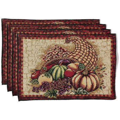 Marcelino Polyester Food & Drink Rectangle Placemat