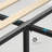 Ingrun Meatl Platform Bed with Headboard-550482712