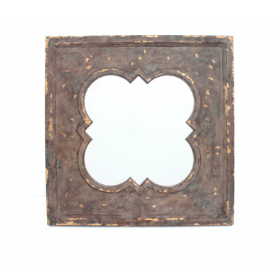 Bruno Wood Flat Wall Mirror