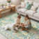 Kaldi Kaldi Oriental Botanical Floral Machine Washable Area Rug with Non-Slip Backing for Living Room, Dining Room, Bedroom