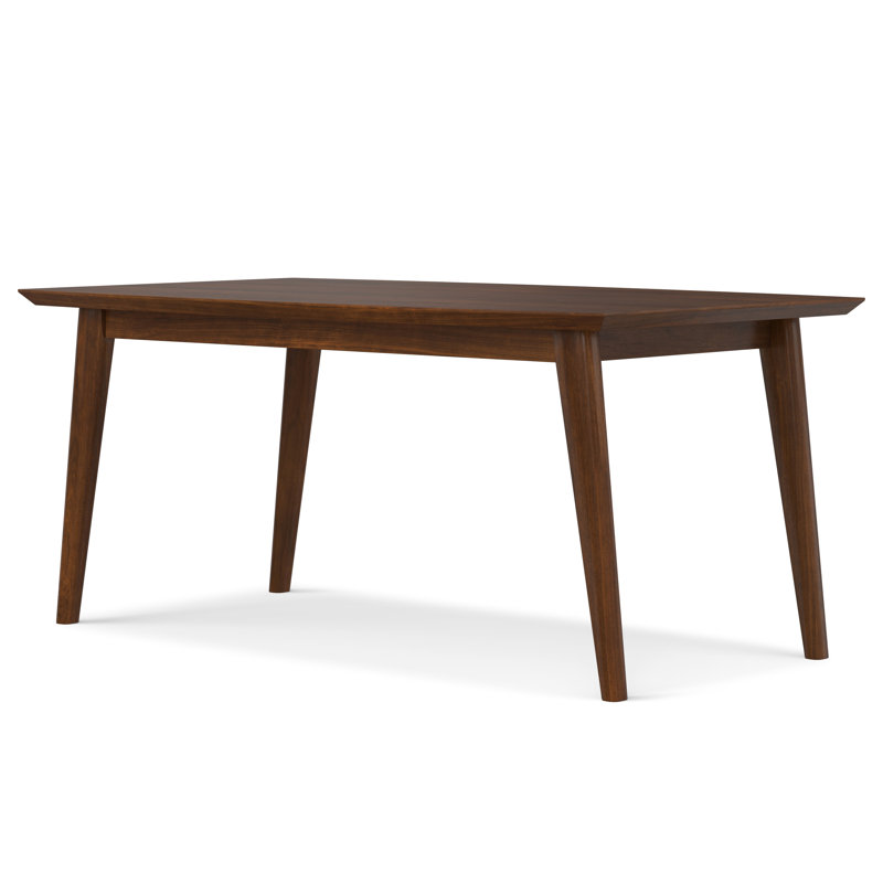 Table de salle à manger en bois de noyer 66 "