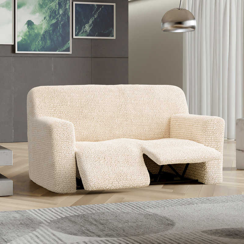 Housse extensible pour canapé inclinable - Facile à nettoyer et durable - Collection Comfort, H 35 po x l 60 po x P 40 po