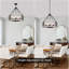 20,28 po Lustre tambour 5 lumières Farmhouse-1305934261