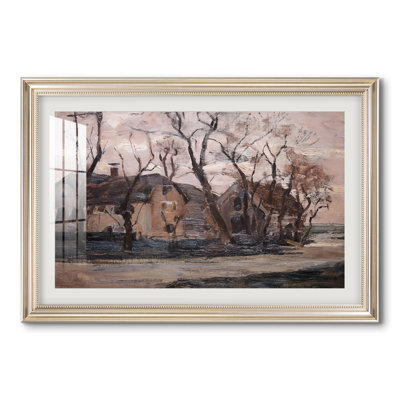 Ferme près de Duivendrecht au crépuscule, vers 1905 - Piet Mondrian - Estampe encadrée sur mesure