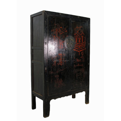 Elm 52 " W Solid Wood Armoire