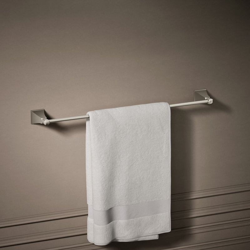 Memoirs® 25.875" Wall Mounted Towel Bar, Vibrant Brushed Nickel, 24"W