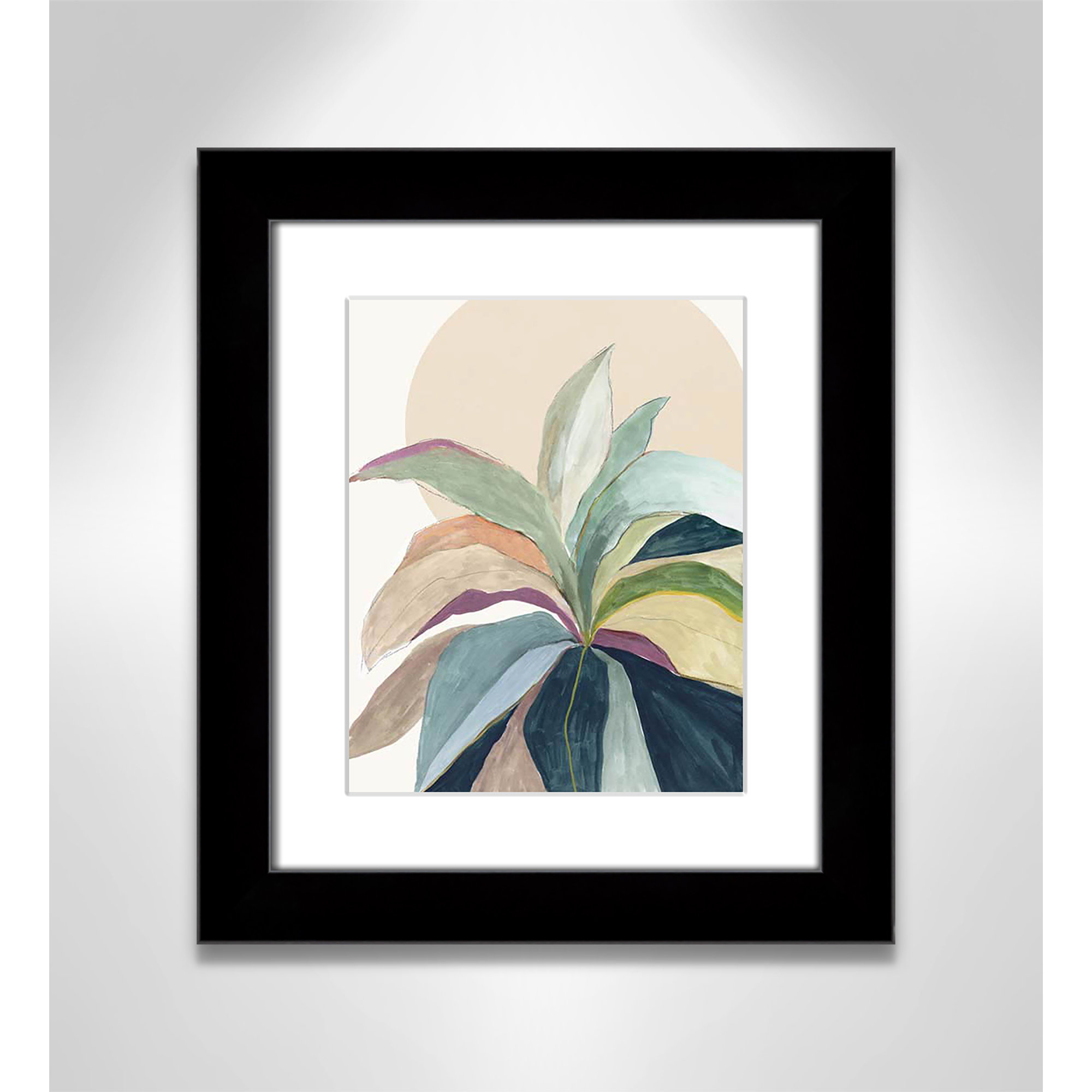 Sherbrooke Sunny Bright Leaves II Framed On Paper by Asia Jensen Print, 16.5" H x 14.5" W x 1.25" D  